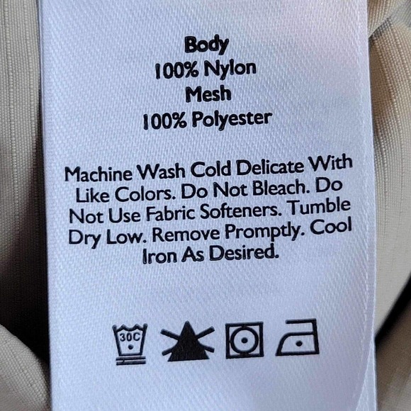 Eddie Bauer Travex Men's Button Down Shirt Size XLT Tall Khaki Beige SS Nylon - Picture 9 of 12